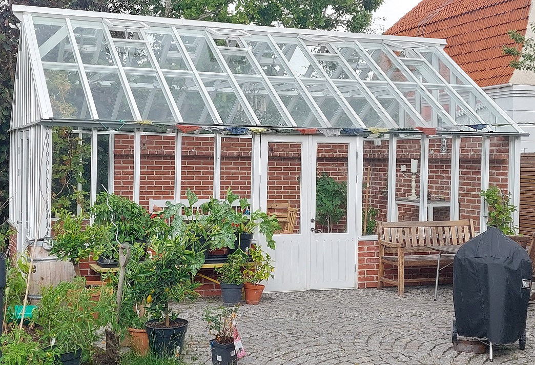 Detaljbild av träkonstruktion